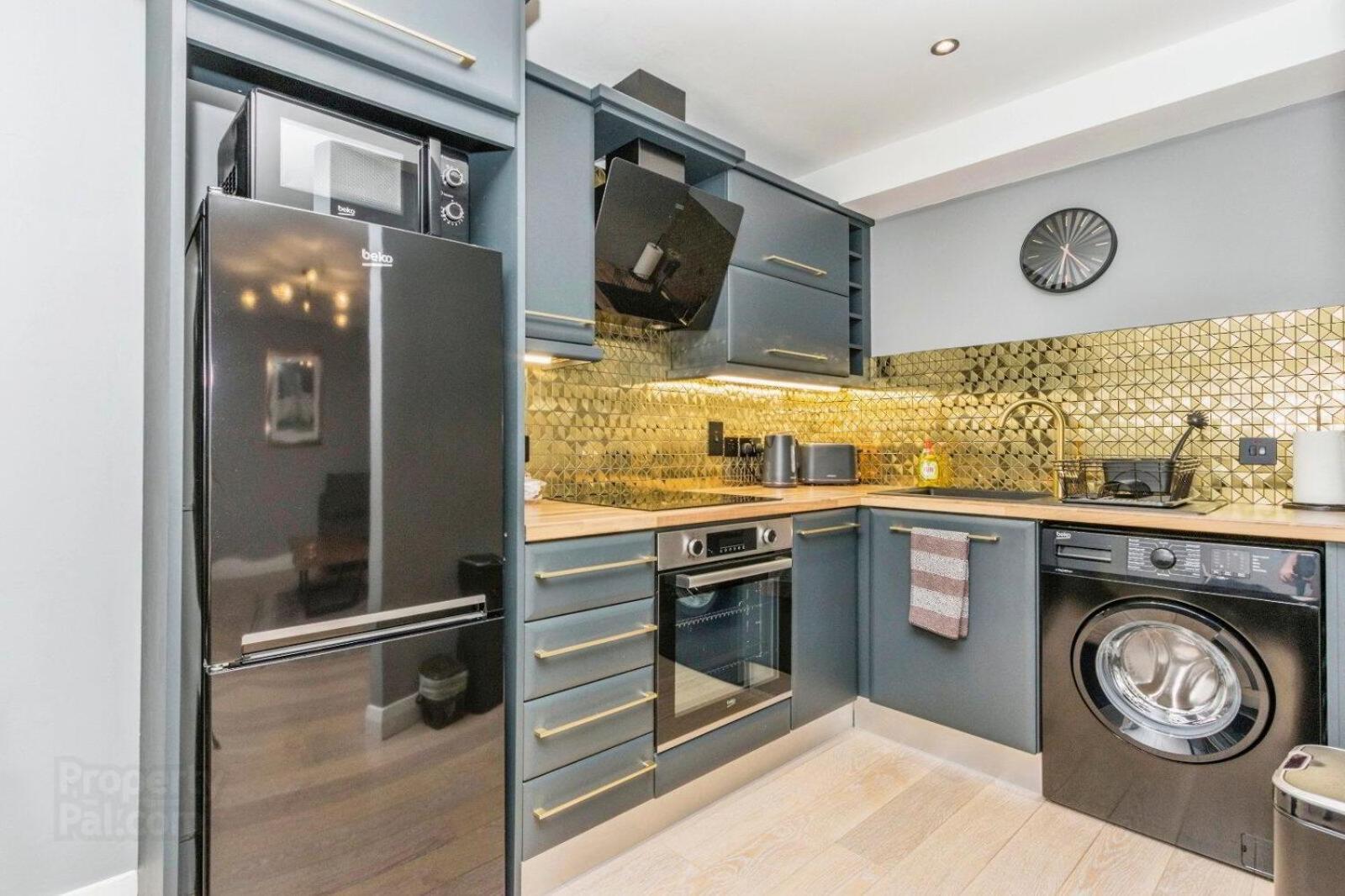 Modern Hut In Belfast Apartment Bagian luar foto